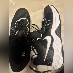 Nike Fly By Mid 3 Basketball Sneaker Black/White Size 15